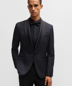 Hugo Boss Sport Coats-Slim-fit tuxedo jacket in wool-hugo