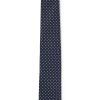 Hugo Boss Ties and Pocket Squares-Cotton pocket square with logo and border print-hugoboss 4