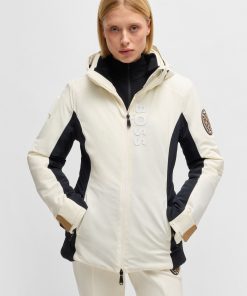 Hugo Boss Jackets and Coats-BOSS Ski water-repellent jacket with carrying straps-hugo boss near me