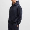 Hugo Boss Sweatshirts and Jogging Pants-Relaxed-fit shorts with hexagonal quilting-hugo 4