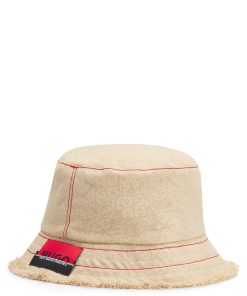 Hugo Boss-HUGO x Les Benjamins bucket hat with co-branded label-boss hugo