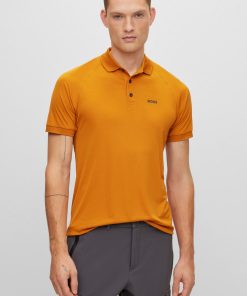 Hugo Boss Polo Shirts-Slim-fit polo shirt in structured jersey-hugo