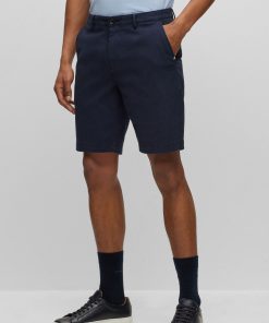 Hugo Boss Pants-Slim-fit shorts in a cotton blend-hugo