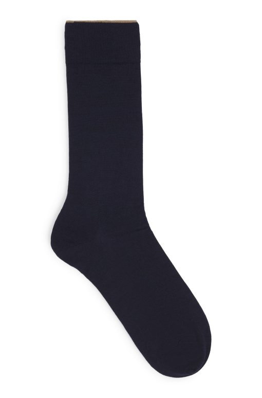 Hugo Boss Socks-Regular-length socks in a cashmere blend-hugo boss store near me