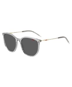 Hugo Boss Eyewear-Transparent-acetate sunglasses with metal temples-hugo