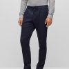 Hugo Boss Pants-Maine Regular-fit jeans in dark-blue comfort-stretch denim-hugo boss near me 3