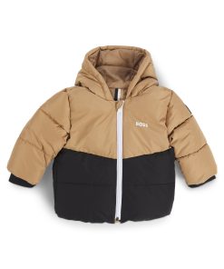 Hugo Boss-Kids’ hooded color-block jacket with padding-hugoboss 2