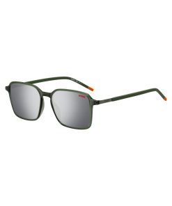 Hugo Boss Eyewear-Green sunglasses with stainless-steel temples-hugo boss sale