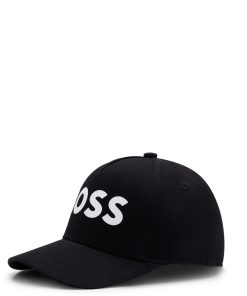 Hugo Boss-Kids’ cap in cotton twill with logo print-hugo boss sale 2