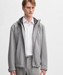 Hugo Boss Jackets and Coats-Regular-fit jacket in performance-stretch material-hugo boss near me