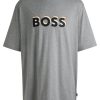 Hugo Boss Polo Shirts-Cotton-piqué polo shirt with logo detail-boss outlet 4