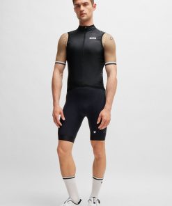 Hugo Boss-BOSS x ASSOS packable wind vest with breathable mesh back-boss hugo 2