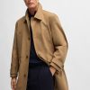 Hugo Boss Jackets and Coats-Wool coat with peak lapels-hugo 3