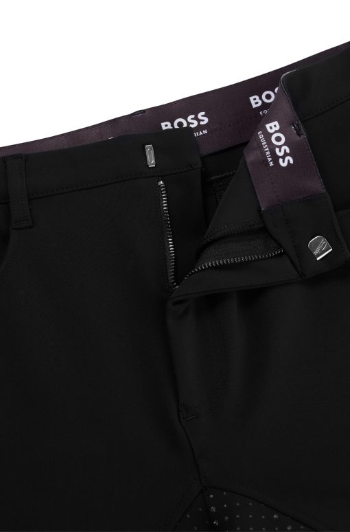 Hugo Boss-Equestrian full-grip breeches in power-stretch material-boss outlet