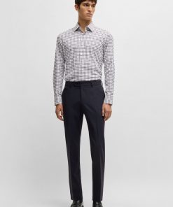 Hugo Boss-Slim-fit trousers in super-stretch cloth-hugo boss sale 2