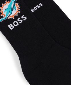 Hugo Boss Socks-BOSS x NFL two-pack of cotton short socks-boss near me 2