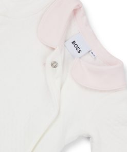 Hugo Boss-Gift-boxed sleepsuit and headband for babies-hugo boss outlet 2