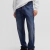 Hugo Boss-Slim-fit trousers in a structured stretch-wool blend-hugo boss near me 4