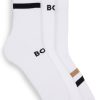 Hugo Boss Socks-Two-pack of regular-length socks in stretch cotton-hugo 3