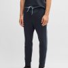 Hugo Boss Sweatshirts and Jogging Pants-Active tracksuit bottoms in stretch fabric with moisture management-boss outlet 4