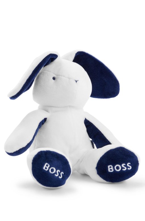 Hugo Boss-Baby faux-fur cuddly toy with embroidered logos-boss hugo