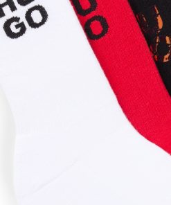 Hugo Boss Socks-Three-pack of short-length socks with logo details-boss outlet 2