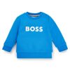 Hugo Boss-Kids’ long-sleeved T-shirt in cotton with logo artwork-boss store near me 4