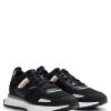 Hugo Boss Sneakers-Mixed-material trainers with faux-leather trims-boss outlet 3