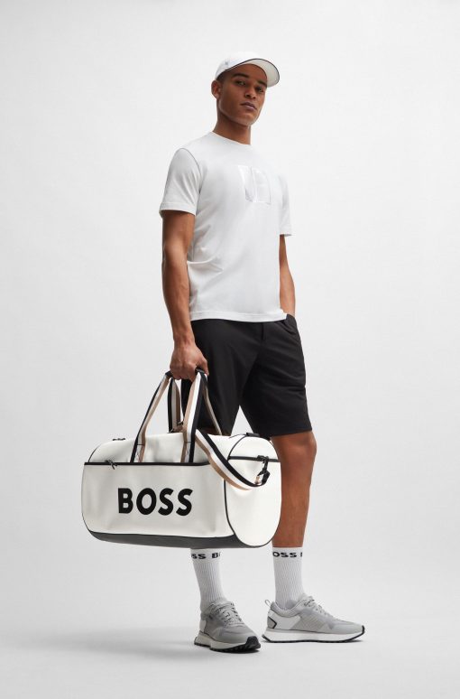 Hugo Boss Bags-BOSS x Matteo Berrettini  Faux-leather holdall with contrast logo-hugoboss - Image 2