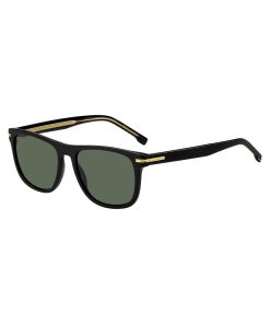 Hugo Boss Eyewear-Black-acetate sunglasses with gold-tone hardware-hugo boss store near me