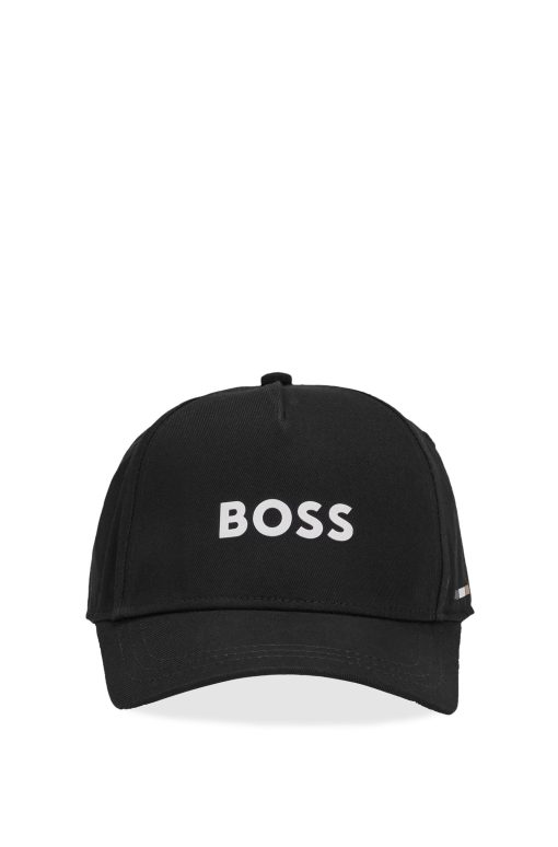 Hugo Boss-Kids' cap in cotton twill with logo details-hugo boss near me