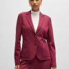 Hugo Boss Tailored Jackets-Slim-fit jacket in performance-stretch material-hugo boss near me 3