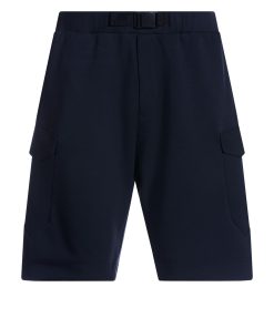 Hugo Boss Sweatshirts and Jogging Pants-Super-stretch shorts with hopsack paneling-hugo boss sale