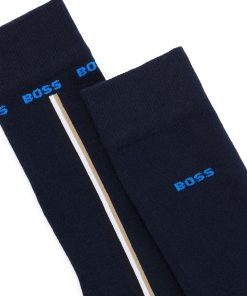 Hugo Boss Socks-Two-pack of regular-length socks-hugo boss outlet 2