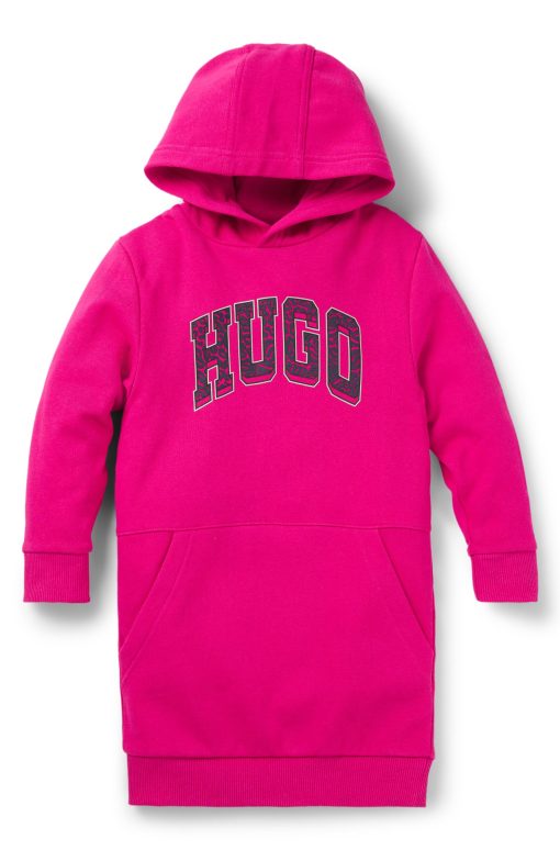 Hugo Boss-Kids' long hoodie with varsity-style logo-hugo boss sale