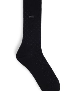 Hugo Boss Socks- Regular-length socks in a mercerised-cotton blend-hugo boss store near me