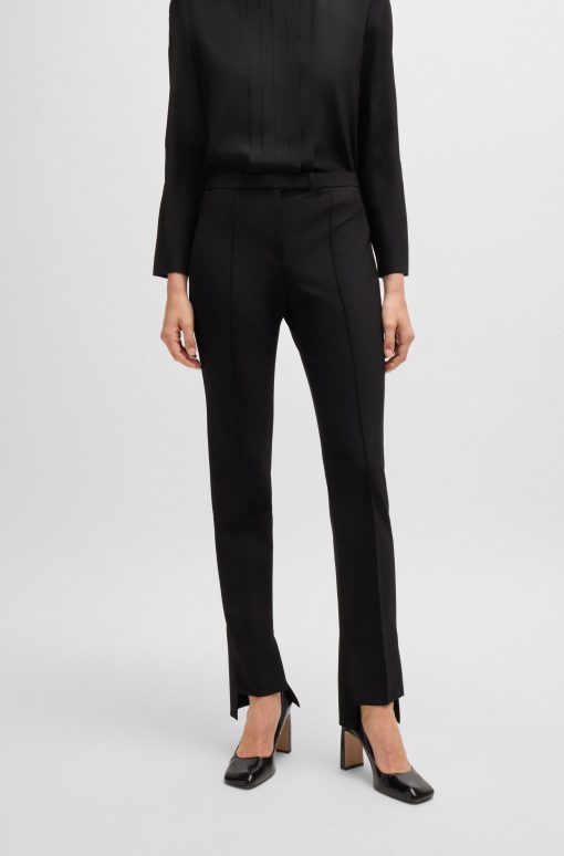 Hugo Boss Pants-Skinny-leg trousers in performance-stretch fabric-hugo by hugo boss