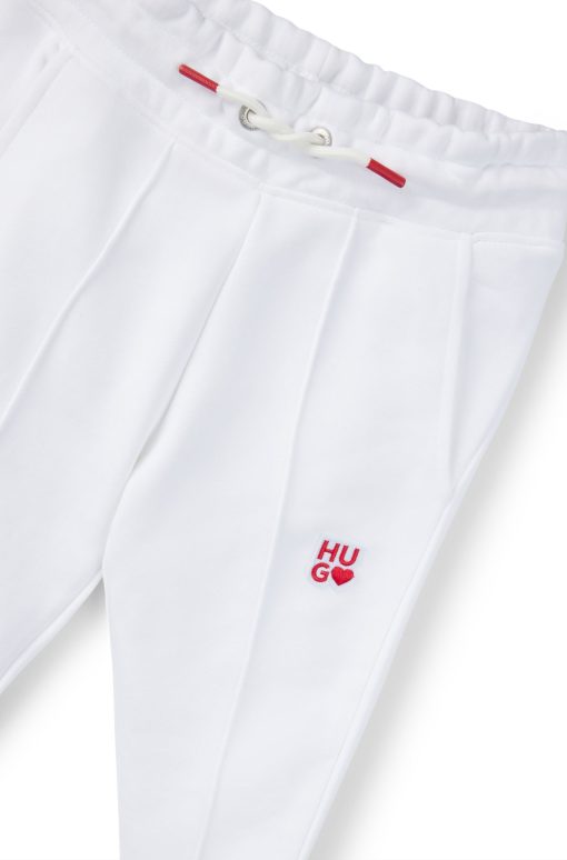 Hugo Boss-Kids' tracksuit bottoms in French terry with logo details-hugo boss near me - Image 2