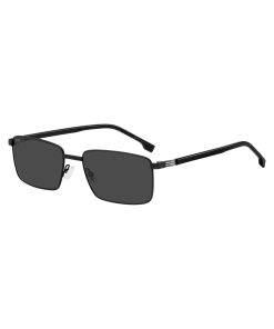 Hugo Boss Eyewear-Black-steel sunglasses with striped hinge-hugo boss outlet