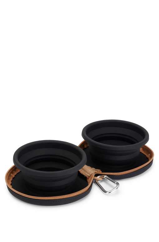 Hugo Boss Dog Accessories-Collapsible dog bowls in silicone with zip-up case-hugo by hugo boss