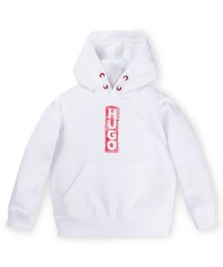 Hugo Boss-Kids’ hoodie with marker-style logos-hugo boss near me