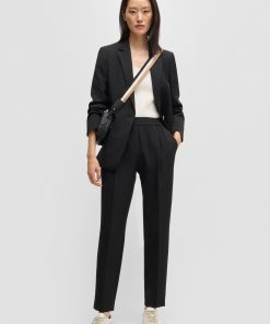 Hugo Boss Tailored Jackets-Single-breasted jacket in stretch fabric-boss store 2