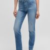 Hugo Boss Pants-Baggy-fit jeans in blue rigid denim-hugo boss outlet 4