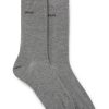 Hugo Boss Socks-Regular-length socks in a cashmere blend-boss store 3