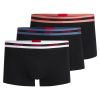 Hugo Boss Underwear-Five-pack of stretch-cotton trunks with logo waistbands-boss store 4