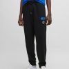 Hugo Boss Sweatshirts and Jogging Pants-Cotton-terry tracksuit bottoms with logo print-hugo boss outlet 4