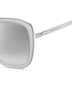 Hugo Boss Eyewear-Translucent-acetate sunglasses with steel temples-hugoboss 2