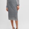 Hugo Boss Skirts-Maxi-length denim skirt with front slit-hugo boss near me 3