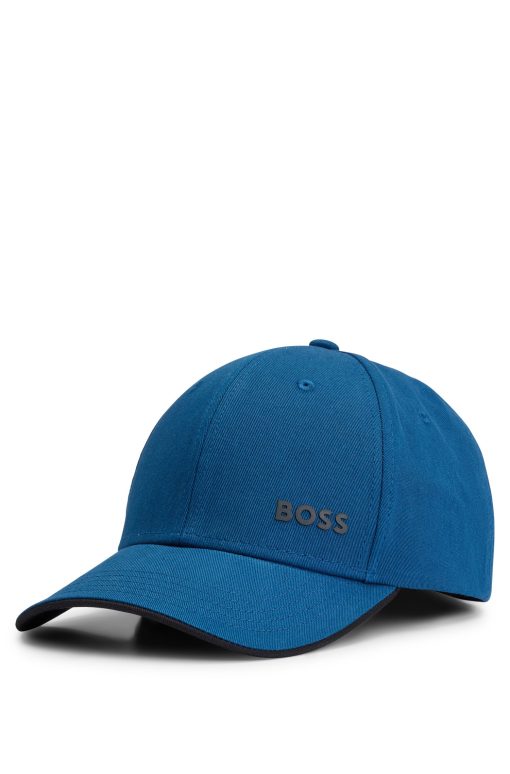 Hugo Boss-Logo-print cap in cotton twill-boss outlet