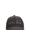 Hugo Boss-Kids’ cotton-twill bucket hat with stripes and logo-hugo boss store 4